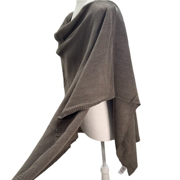 NWT Ann Taylor Knit Ribbed Sweater Poncho | Size XS/S - Picture 4 of 8